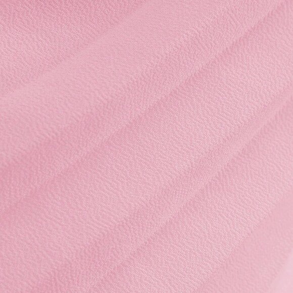 Pink Casual Women's Neck Tie Pleated Dress - Picture 8 of 8